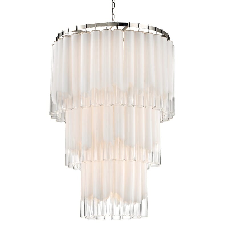 Hudson Valley Tyrell 16-Light 49" Pendant Light in Polished Nickel