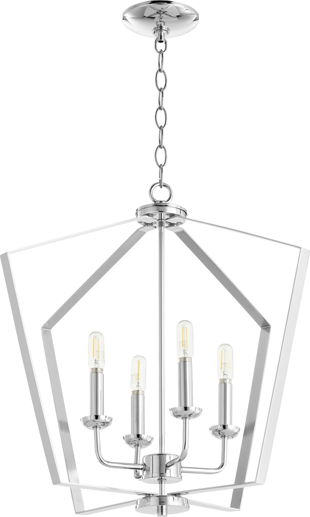 Quorum Quorum Home 4-Light 23" Foyer Light in Chrome