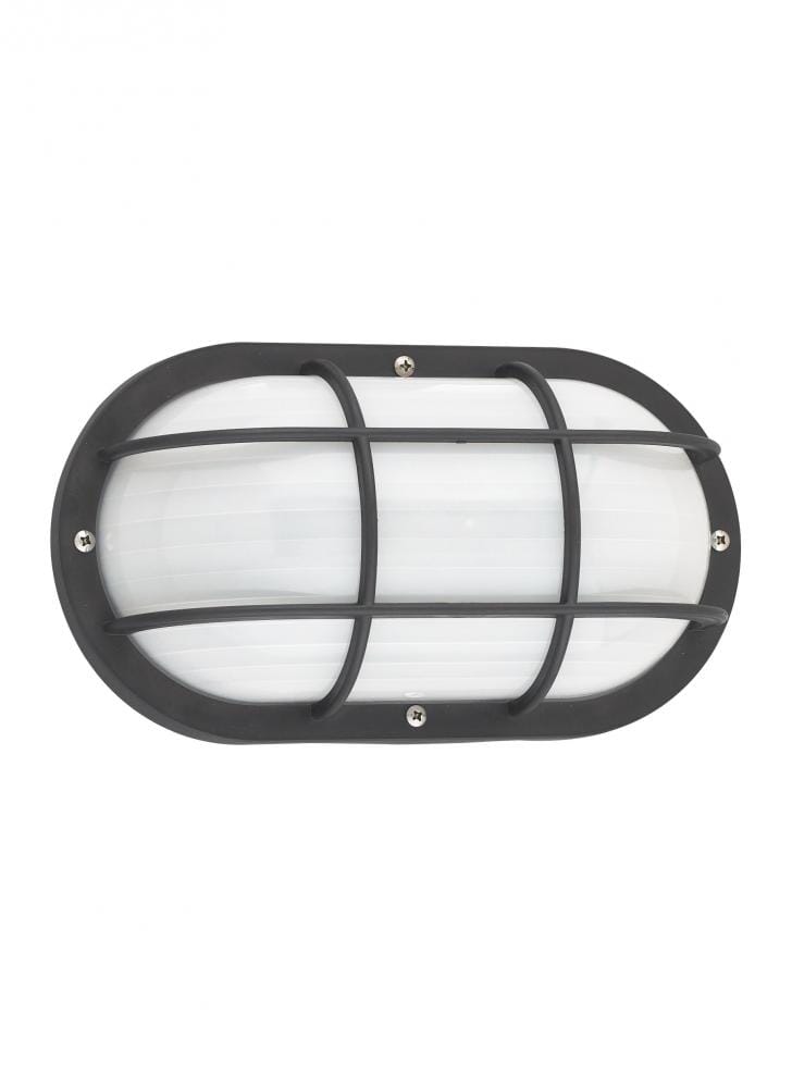 Sea Gull Bayside 5" Outdoor Wall Light in Black