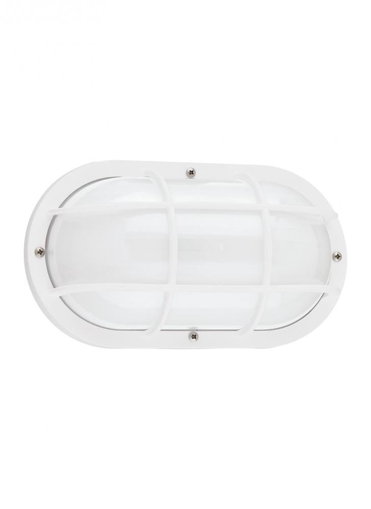 Sea Gull Bayside 5" Outdoor Wall Light in White