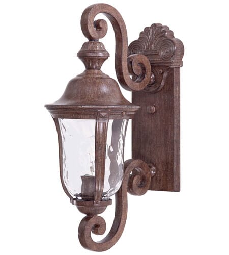 The Great Outdoors Ardmore 20" Outdoor Wall Light in Vintage Rust