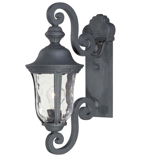 The Great Outdoors Ardmore 20" Outdoor Wall Light in Black