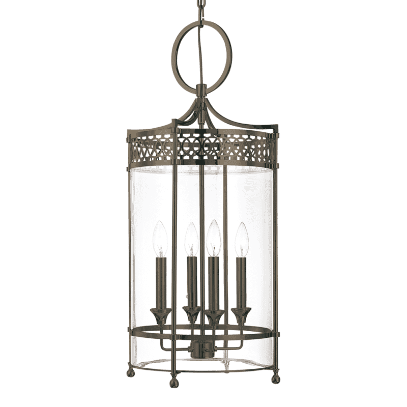 Hudson Valley Amelia 4-Light 28" Pendant Light in Distressed Bronze