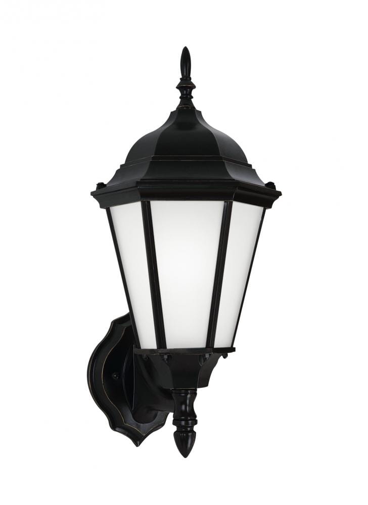 Sea Gull Bakersville 17" Outdoor Wall Light in Black