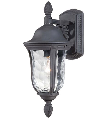 The Great Outdoors Ardmore 18" Outdoor Wall Light in Black