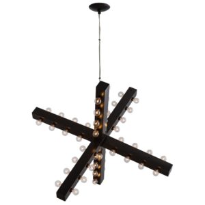 Arteriors Harding 40" 48-Light Chandelier in Bronze