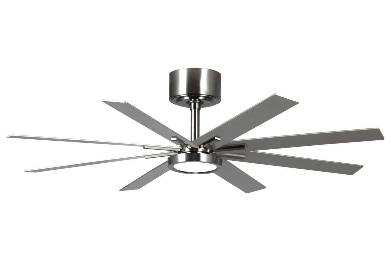 Monte Carlo Empire 60" Ceiling Fan in Brushed Steel