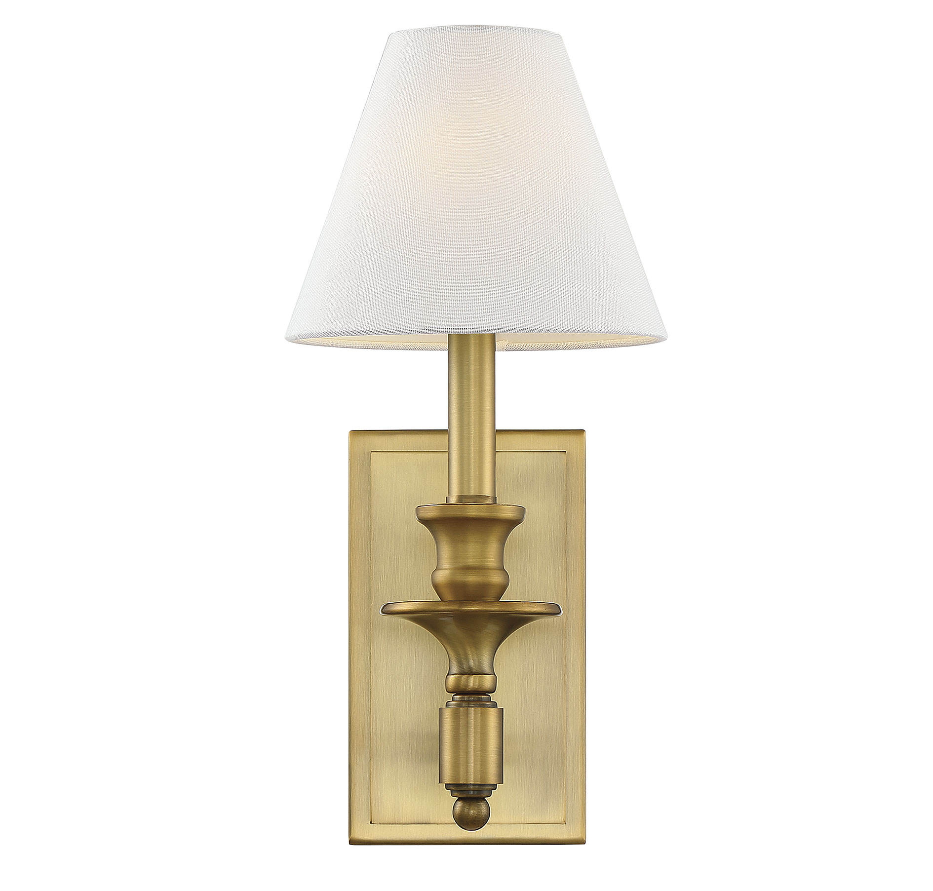 Savoy House Washburn Wall Sconce in Warm Brass