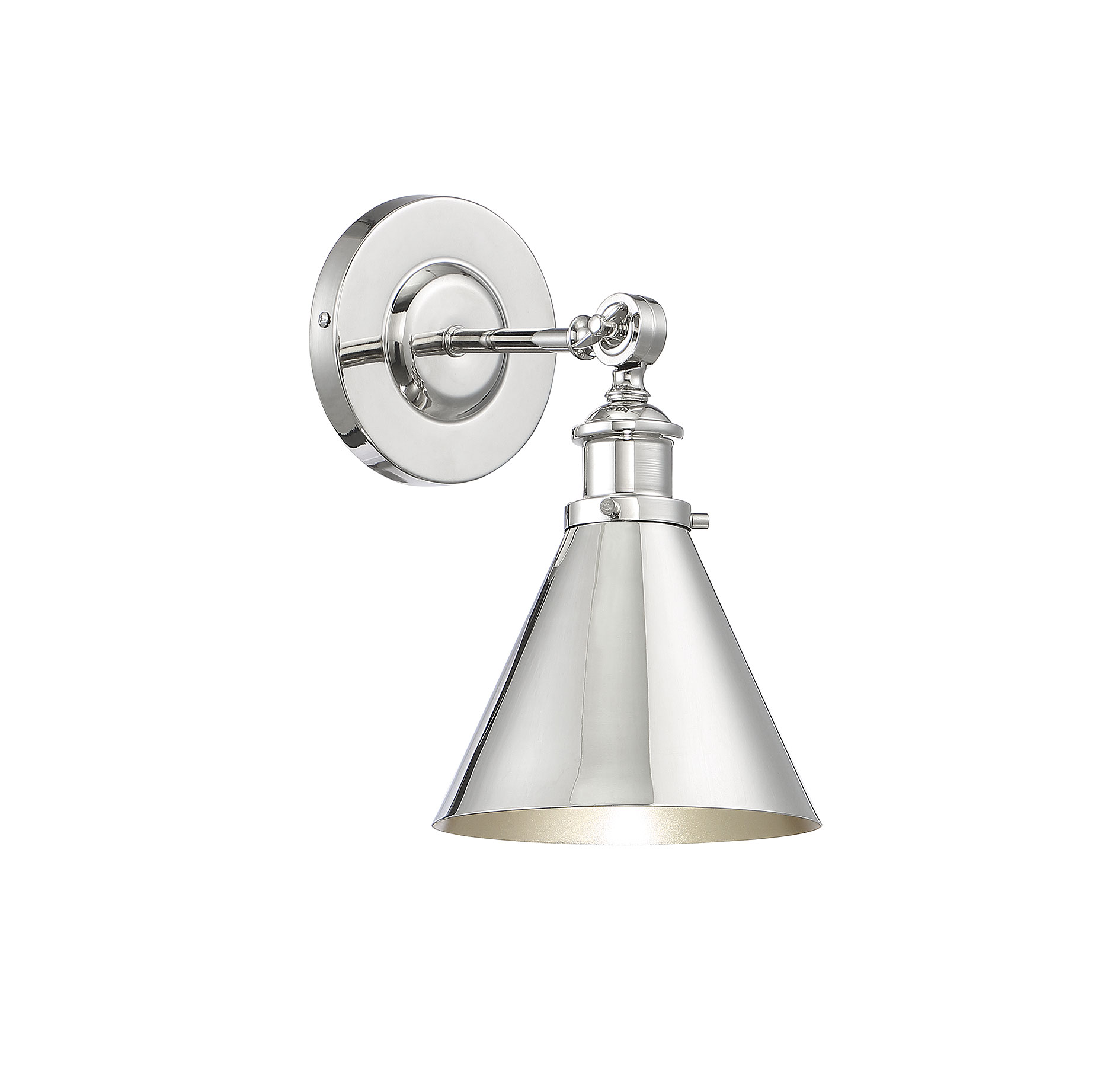 Savoy House Glenn Wall Sconce in Polished Nickel