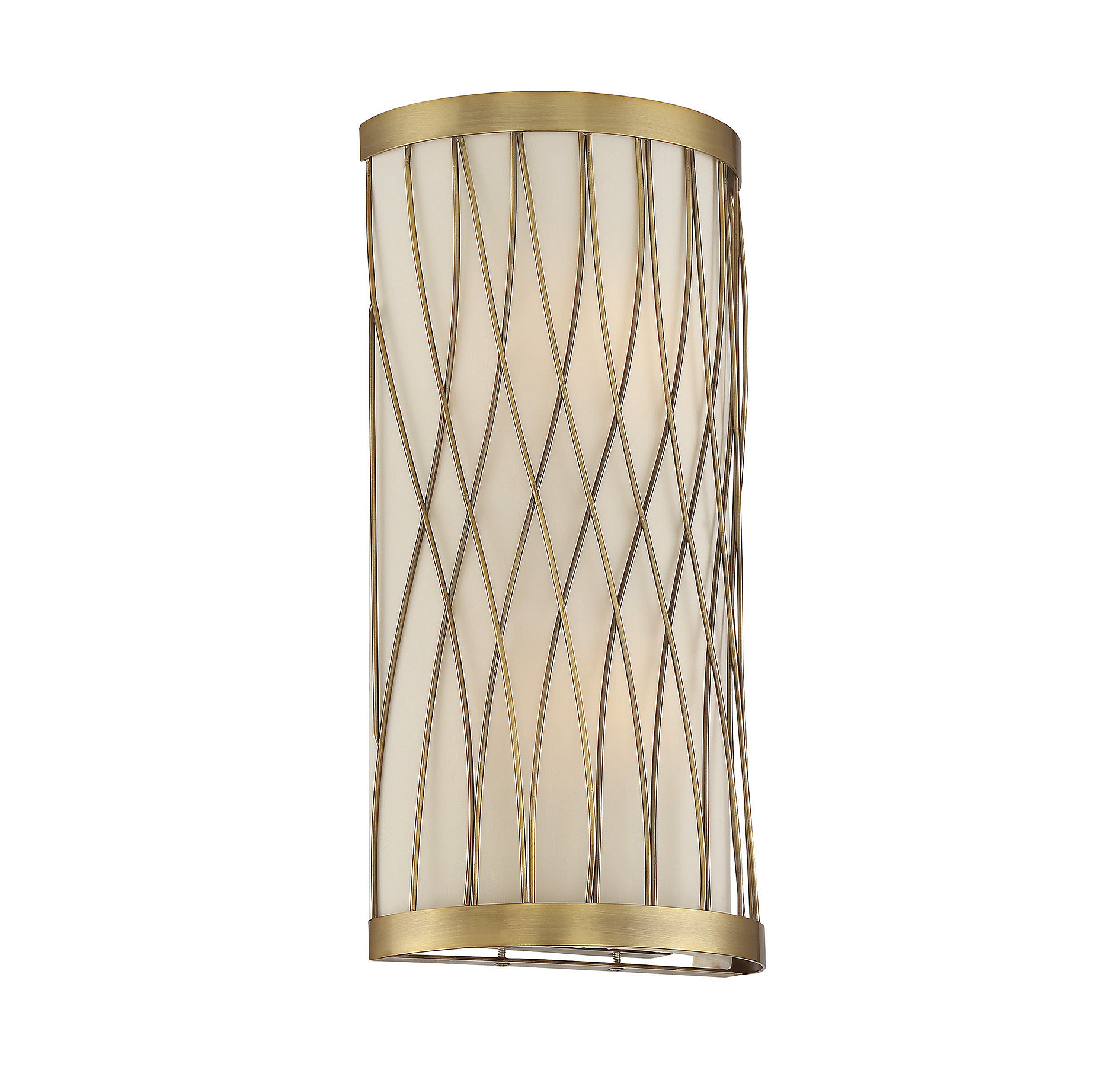 Savoy House Spinnaker 2-Light Sconce in Warm Brass