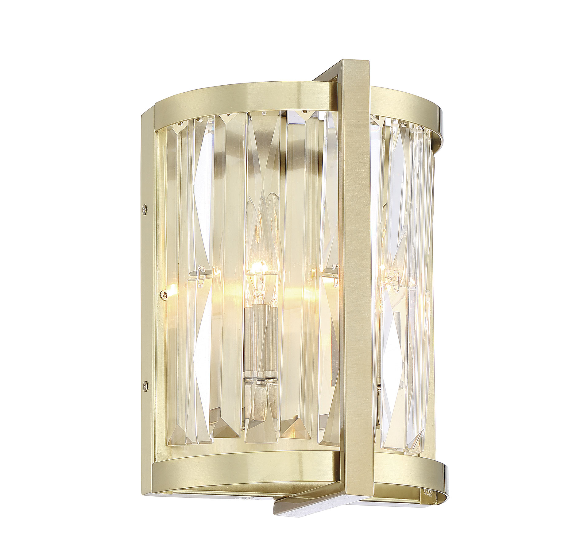 Savoy House Cologne 2-Light Wall Sconce in Noble Brass