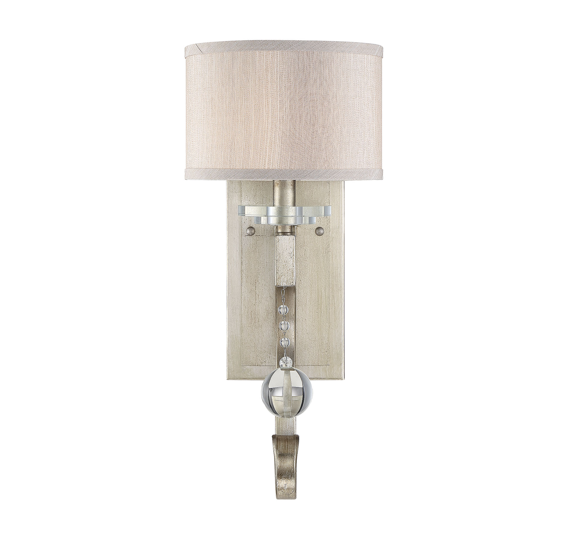 Savoy House Rosendal by Brian Thomas Wall Sconce in Silver Sparkle