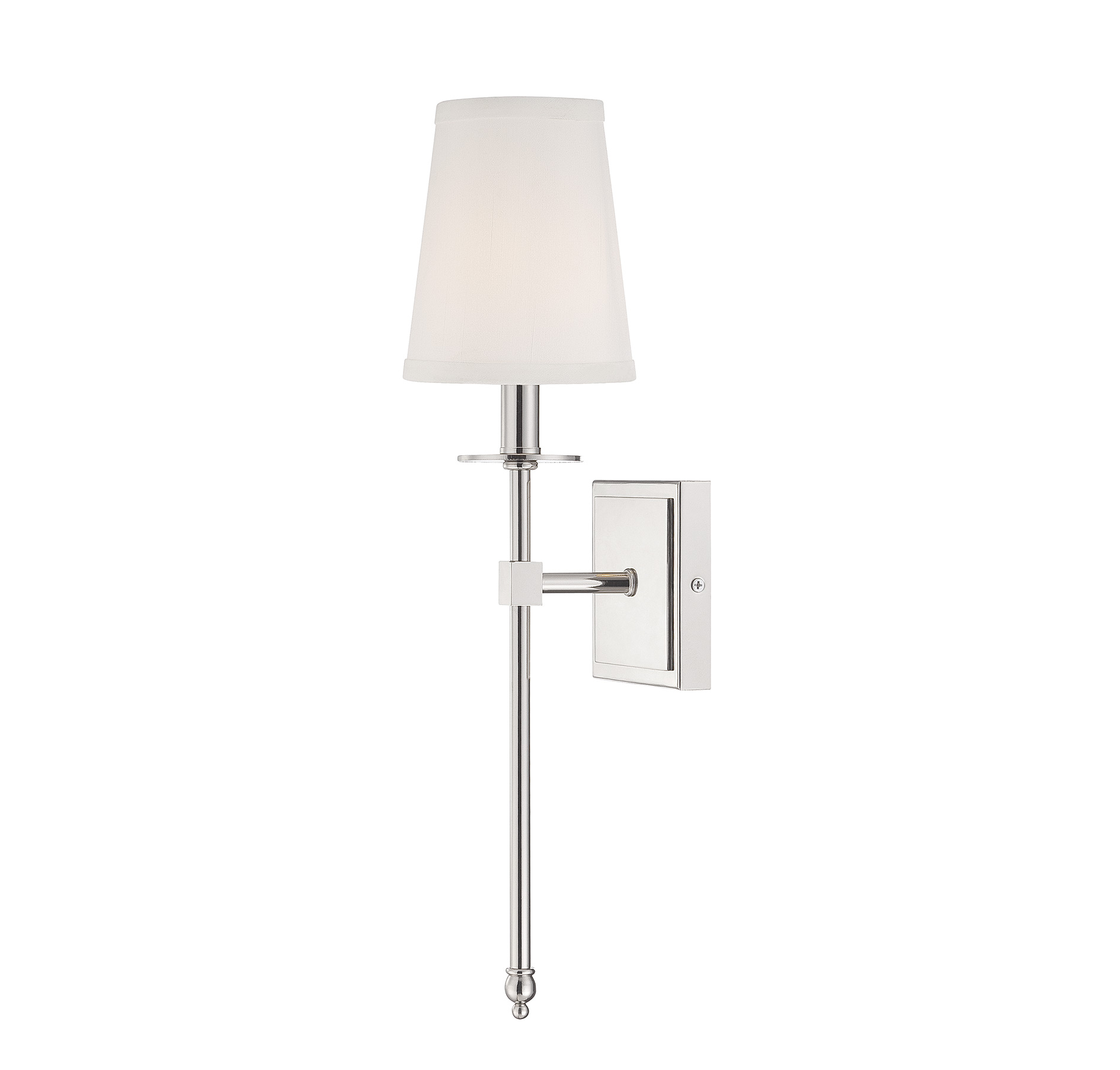 Savoy House Monroe Wall Sconce in Polished Nickel