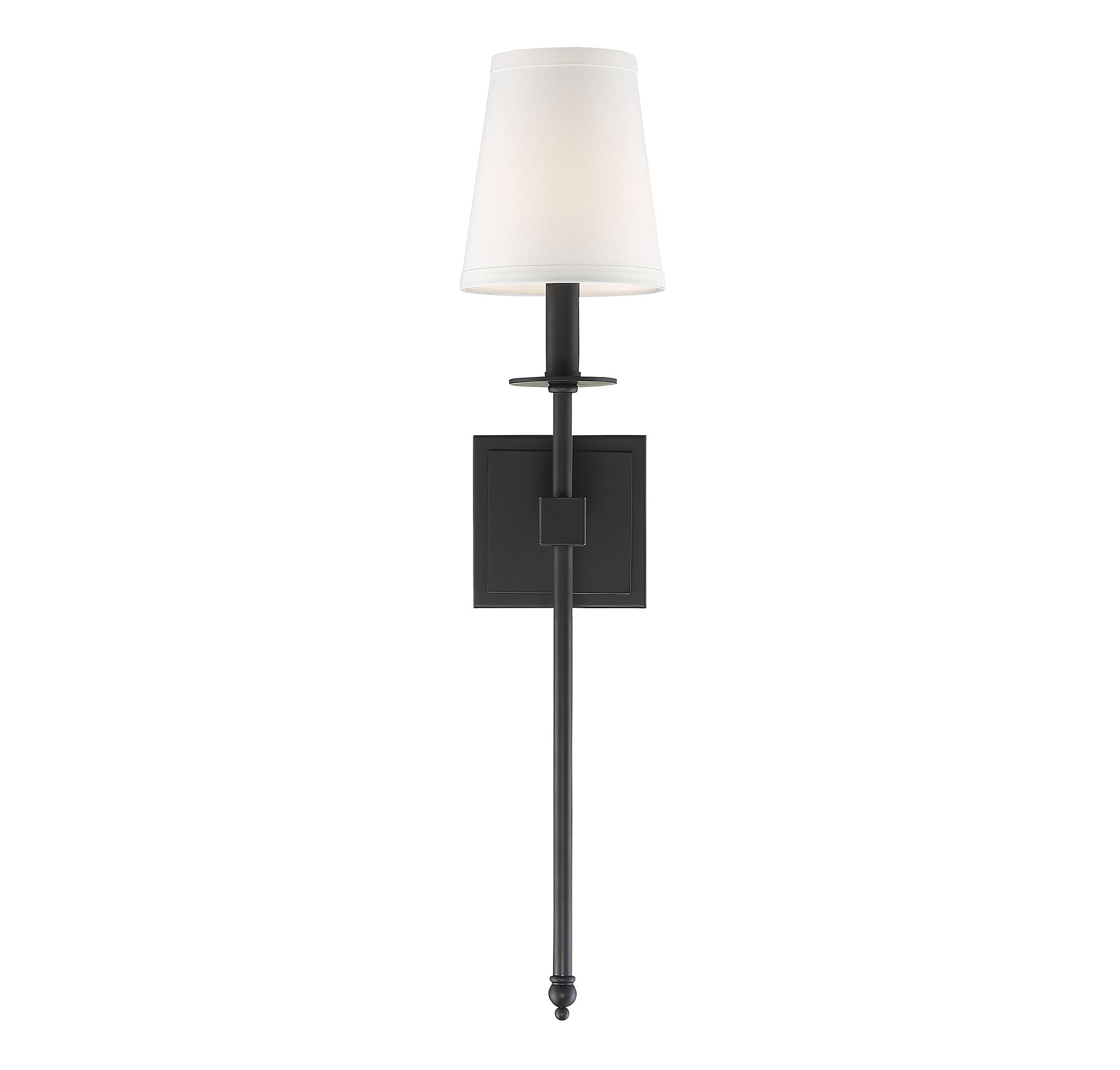 Savoy House Monroe 1-Light 24" Sconce in Matte Black