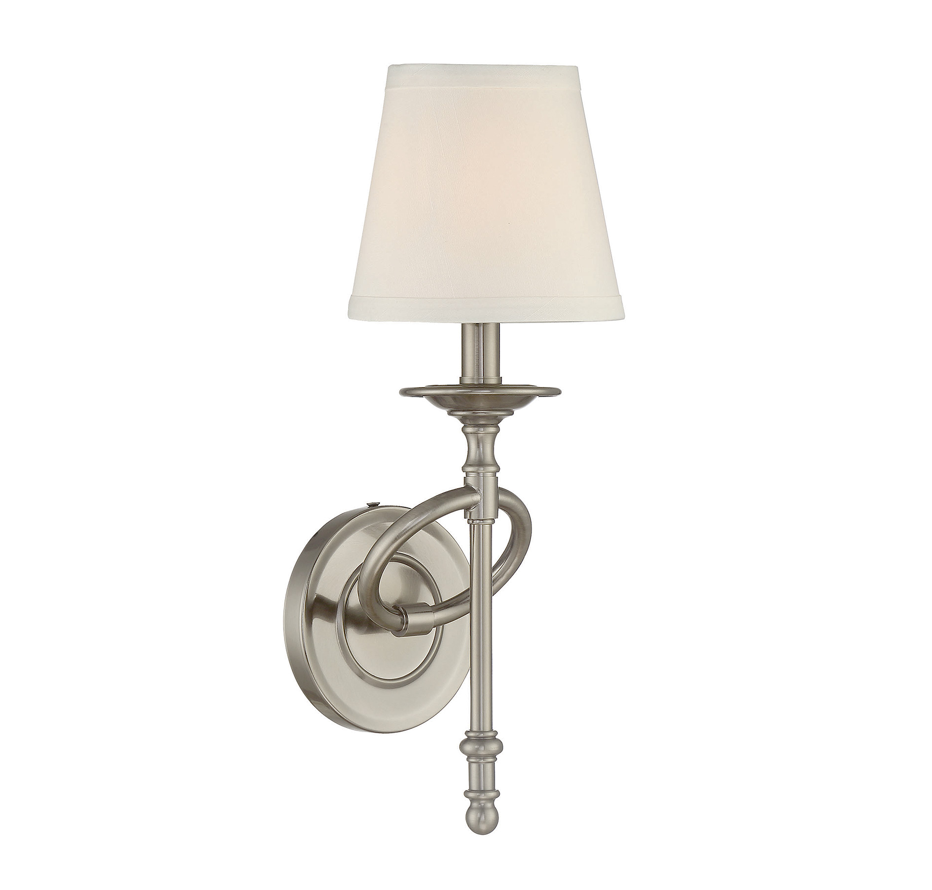 Savoy House Foxcroft by Brian Thomas Wall Sconce in Brushed Pewter