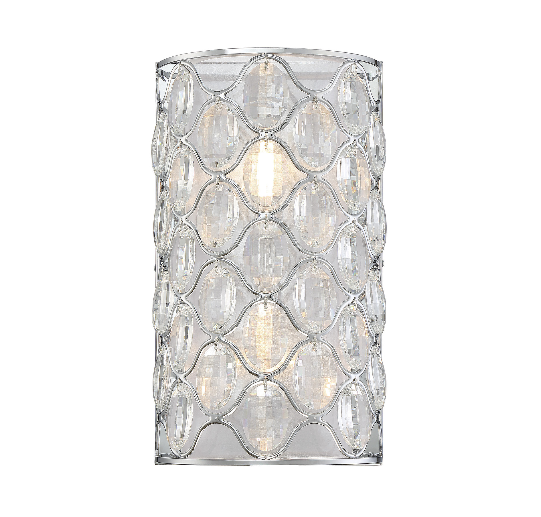 Savoy House Opus 2-Light Wall Sconce in Polished Chrome