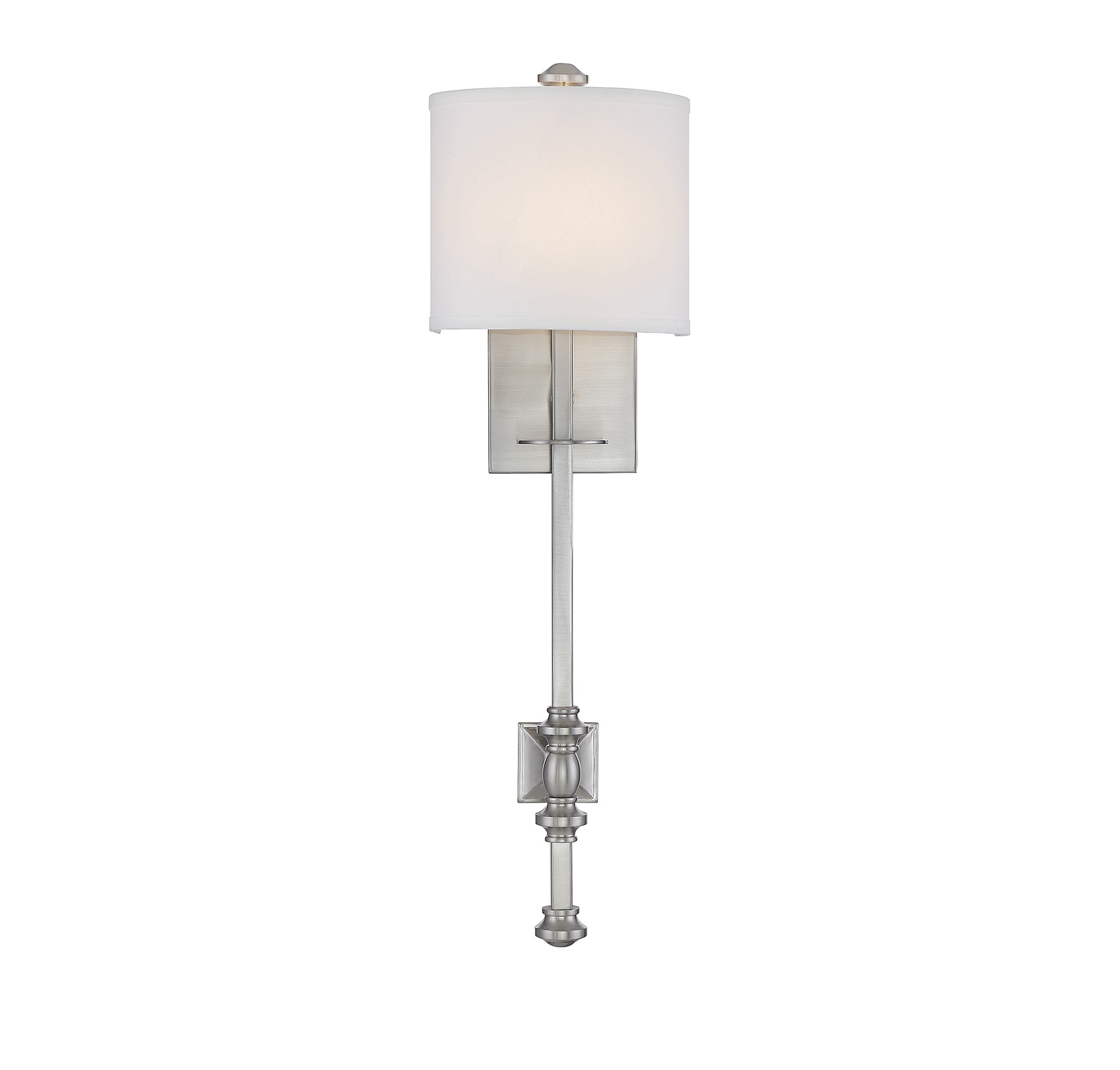 Savoy House Devon by Brian Thomas 1-Light Sconce in Satin Nickel