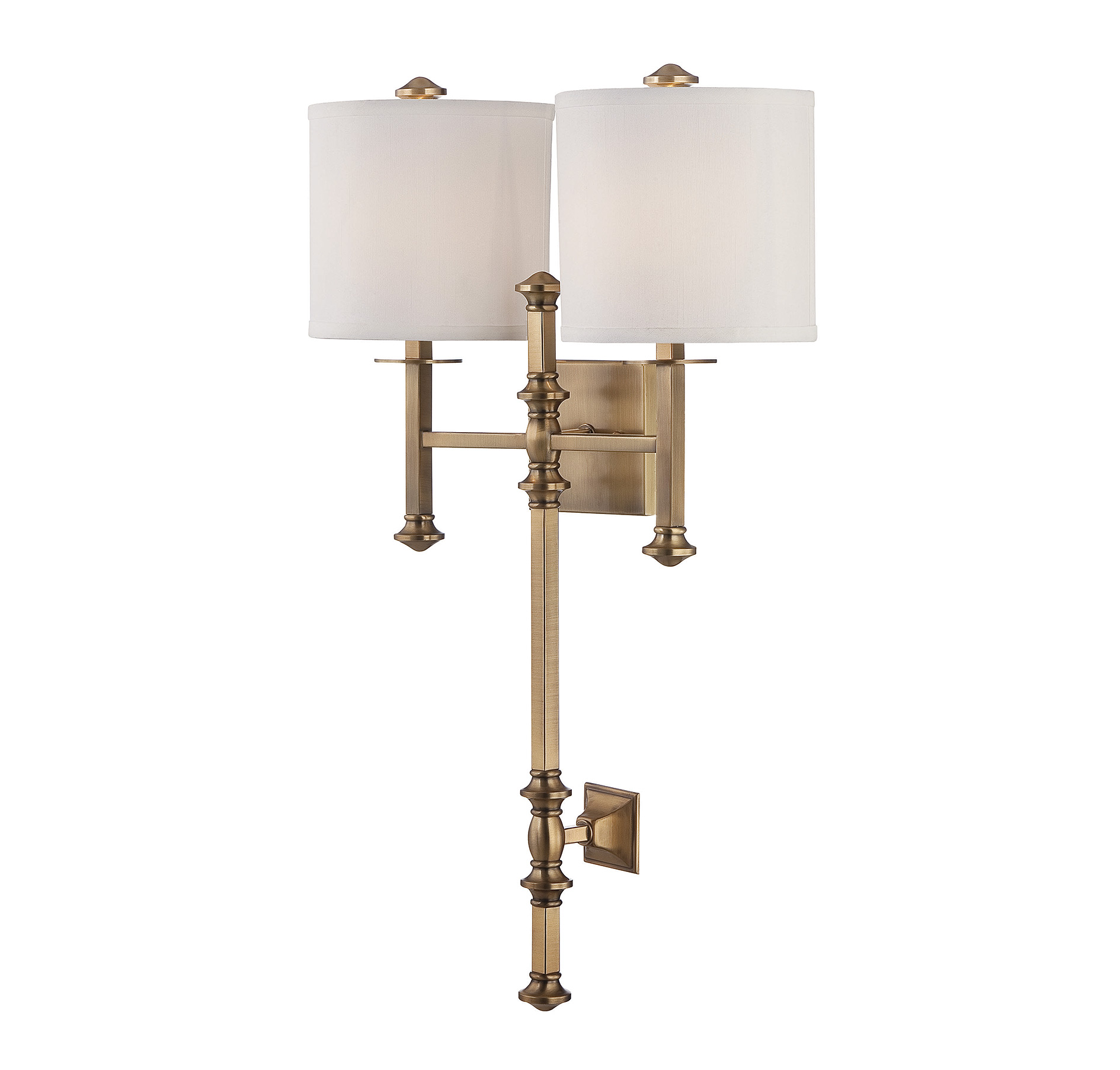 Savoy House Devon by Brian Thomas 2-Light Wall Sconce in Warm Brass