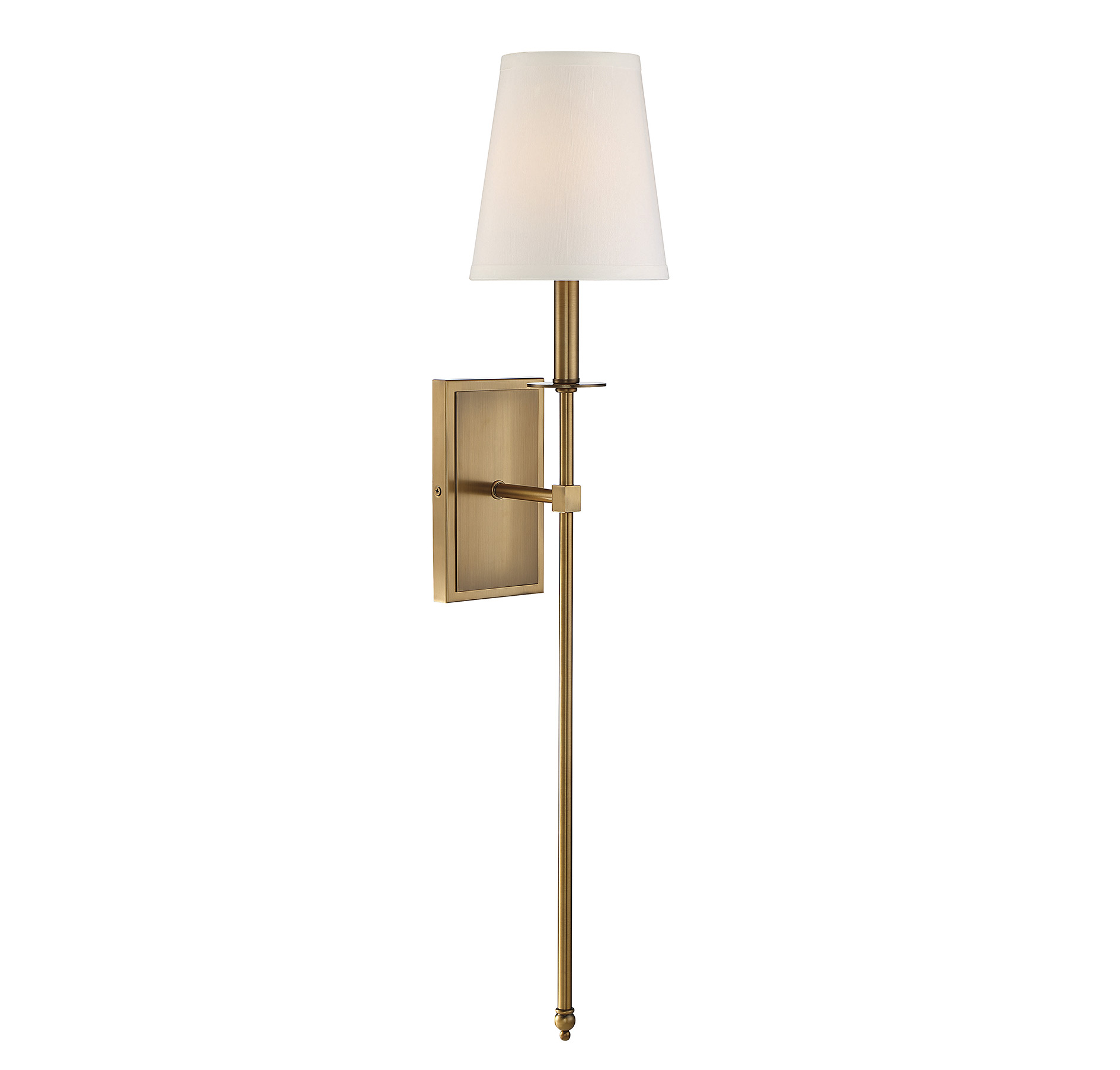 Savoy House Monroe Long Wall Sconce in Warm Brass