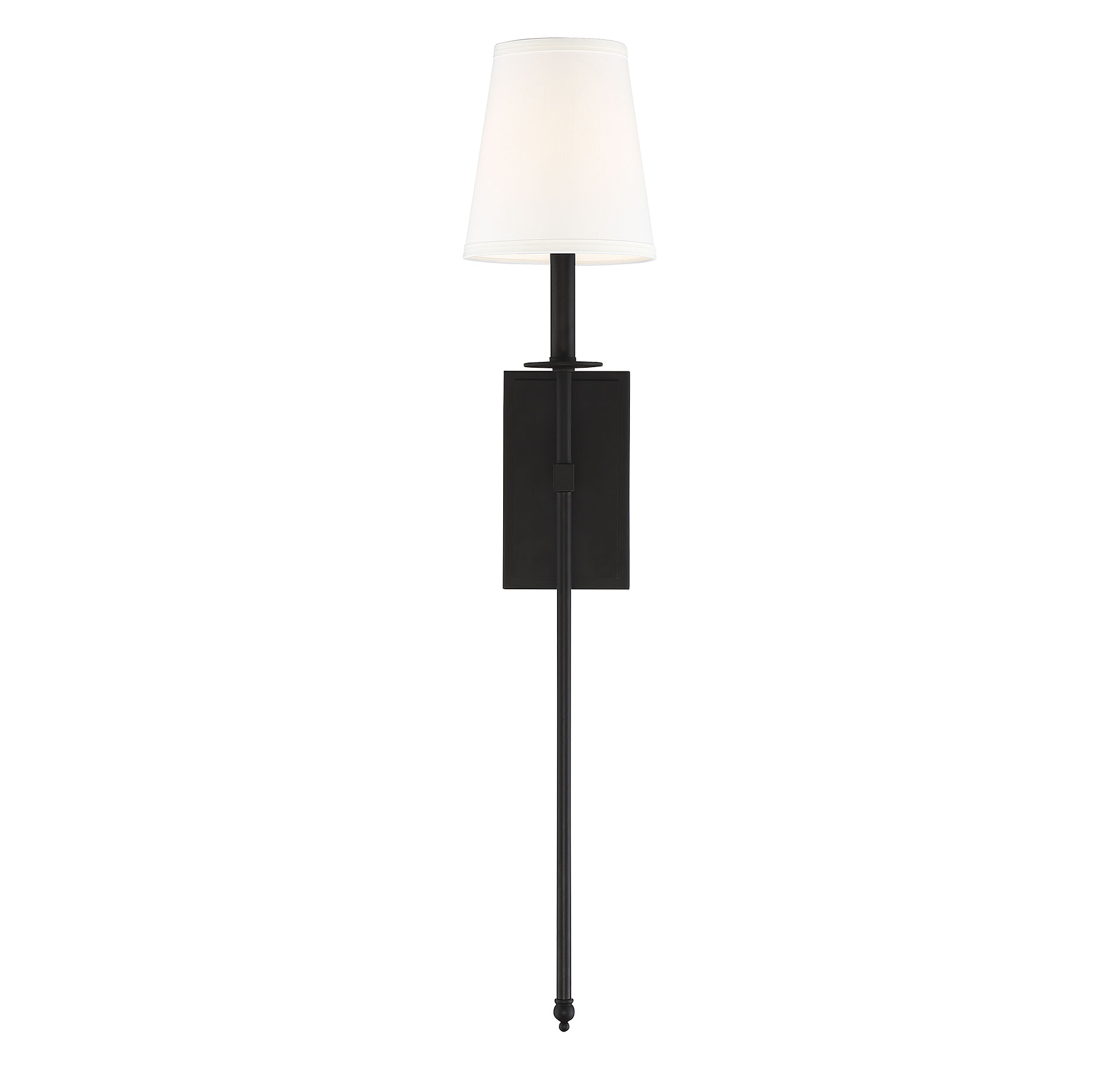 Savoy House Monroe Long Wall Sconce in Matte Black