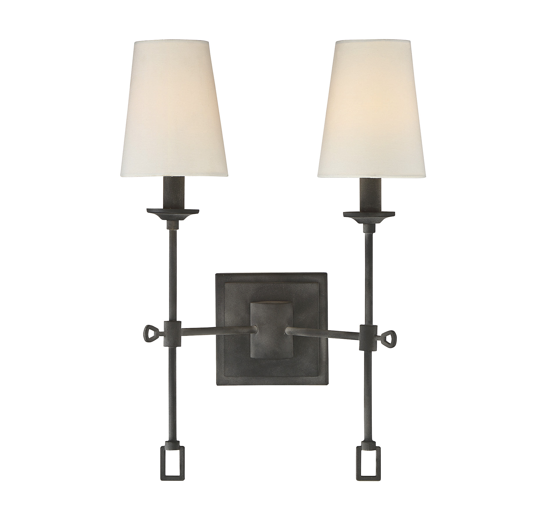 Savoy House Lorainne 2-Light Sconce in Oxidized Black