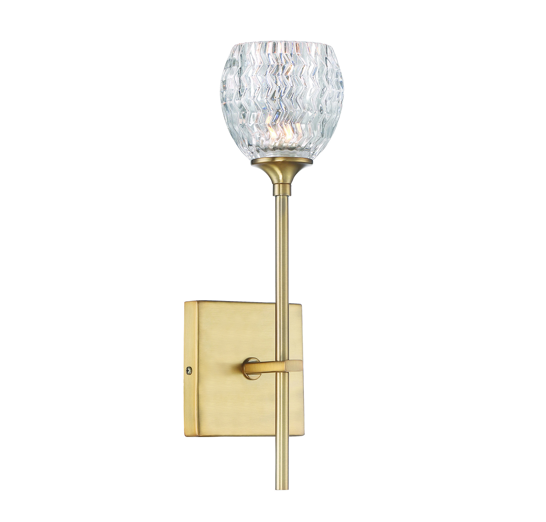 Savoy House Garland 1-Light Sconce in Warm Brass