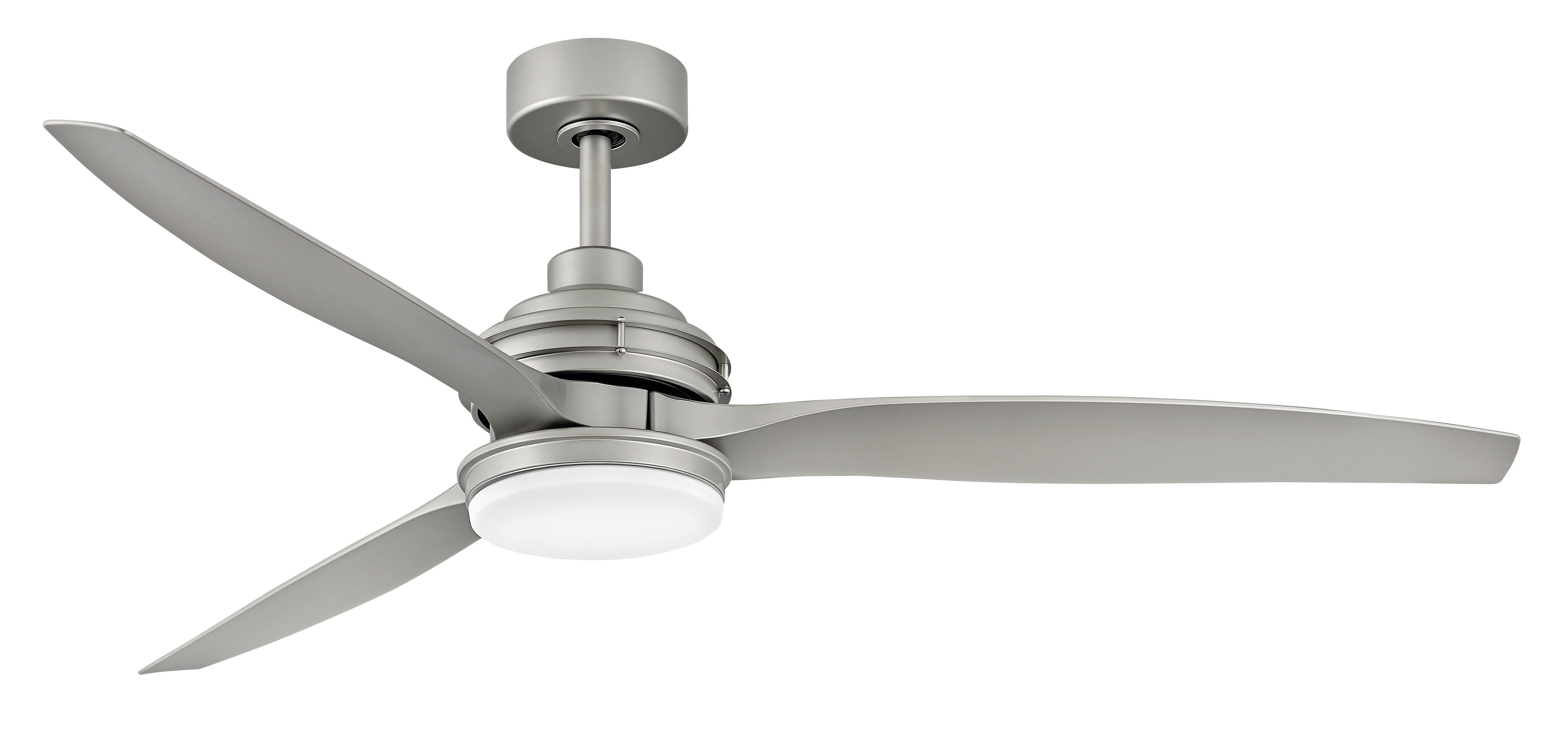 Hinkley Artiste LED 60" Indoor/Outdoor Ceiling Fan in Brushed Nickel