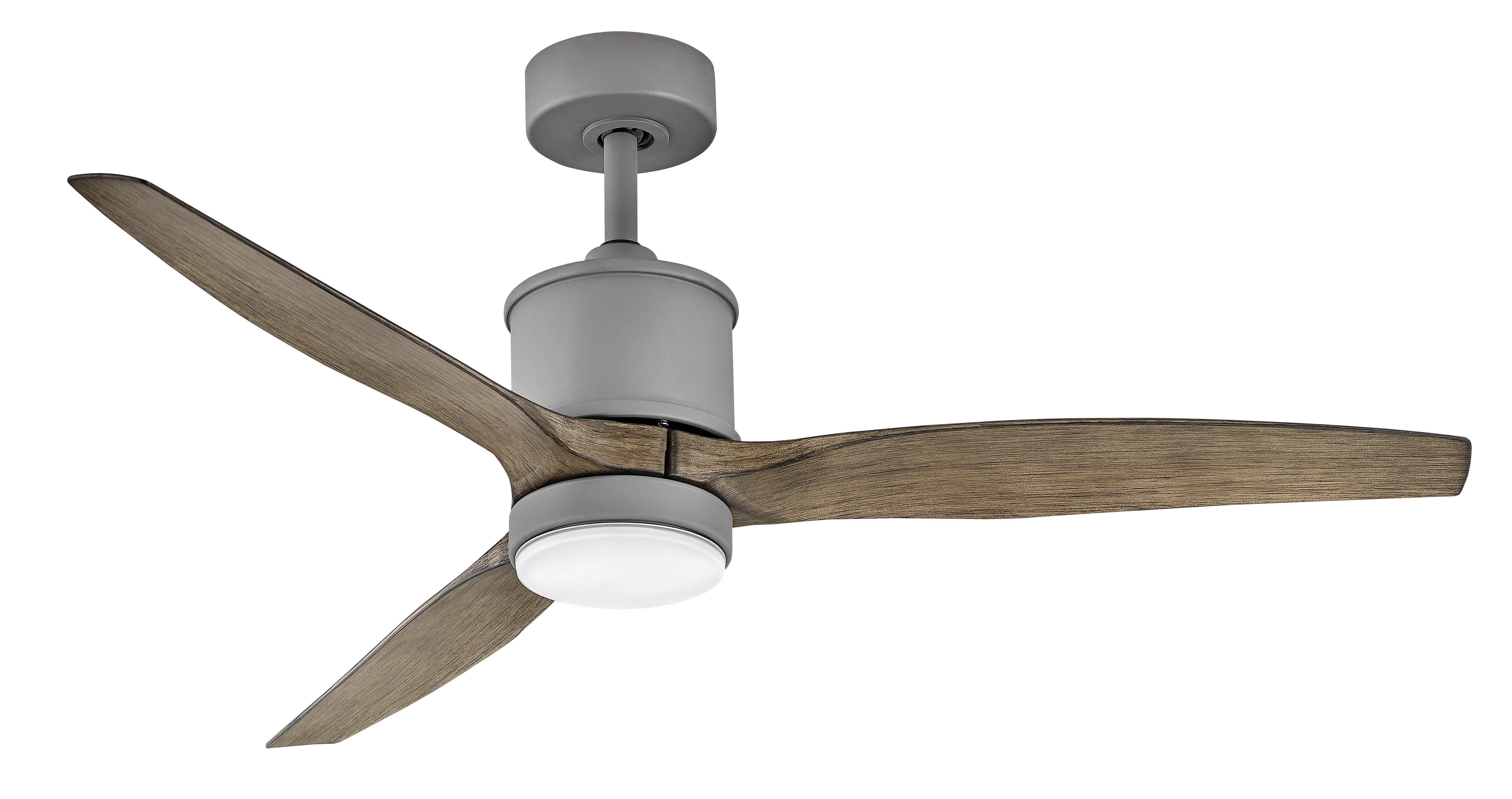 Hinkley Hover LED 52" Indoor/Outdoor Ceiling Fan in Graphite