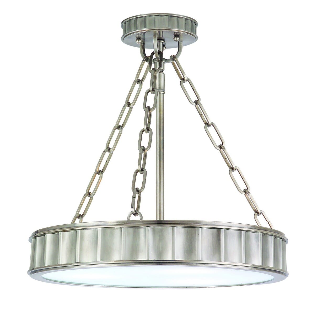 Hudson Valley Middlebury 3-Light Ceiling Light in Historical Nickel