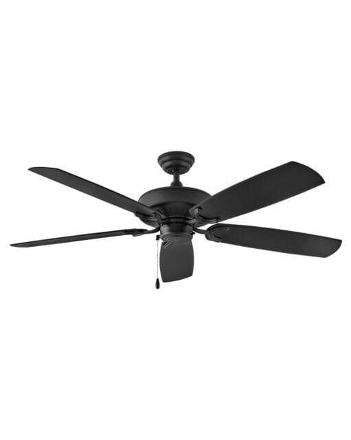 Hinkley Oasis 60" Indoor Ceiling Fan in Matte Black