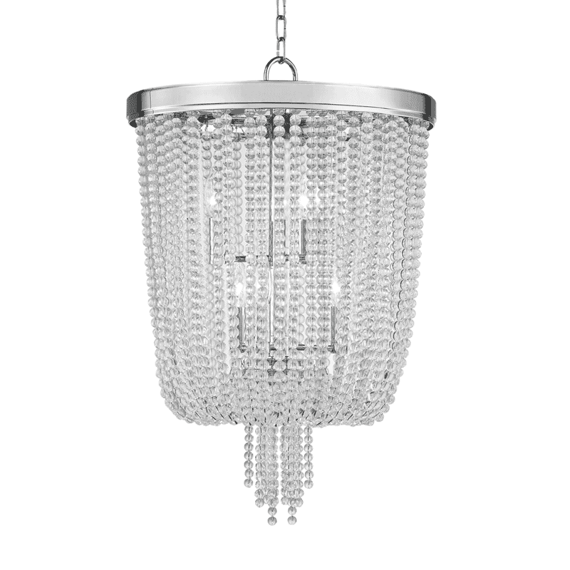 Hudson Valley Royalton 8-Light 28" Pendant Light in Polished Nickel