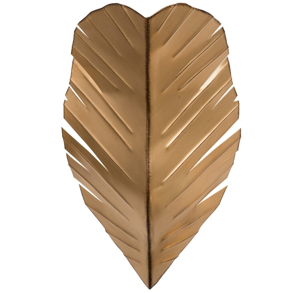 Varaluz Banana Leaf 2-Light 17" Wall Sconce in Gold