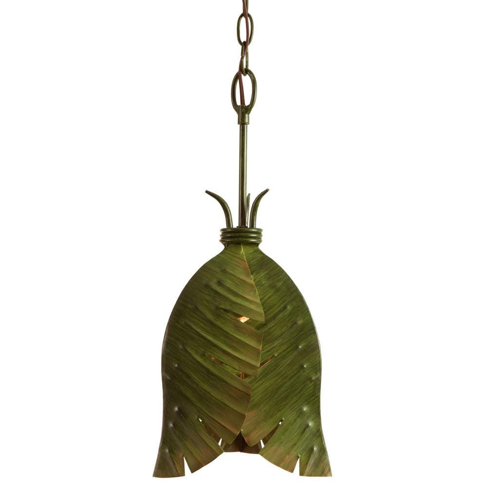 Varaluz Banana Leaf Mini Pendant in Banana Leaf