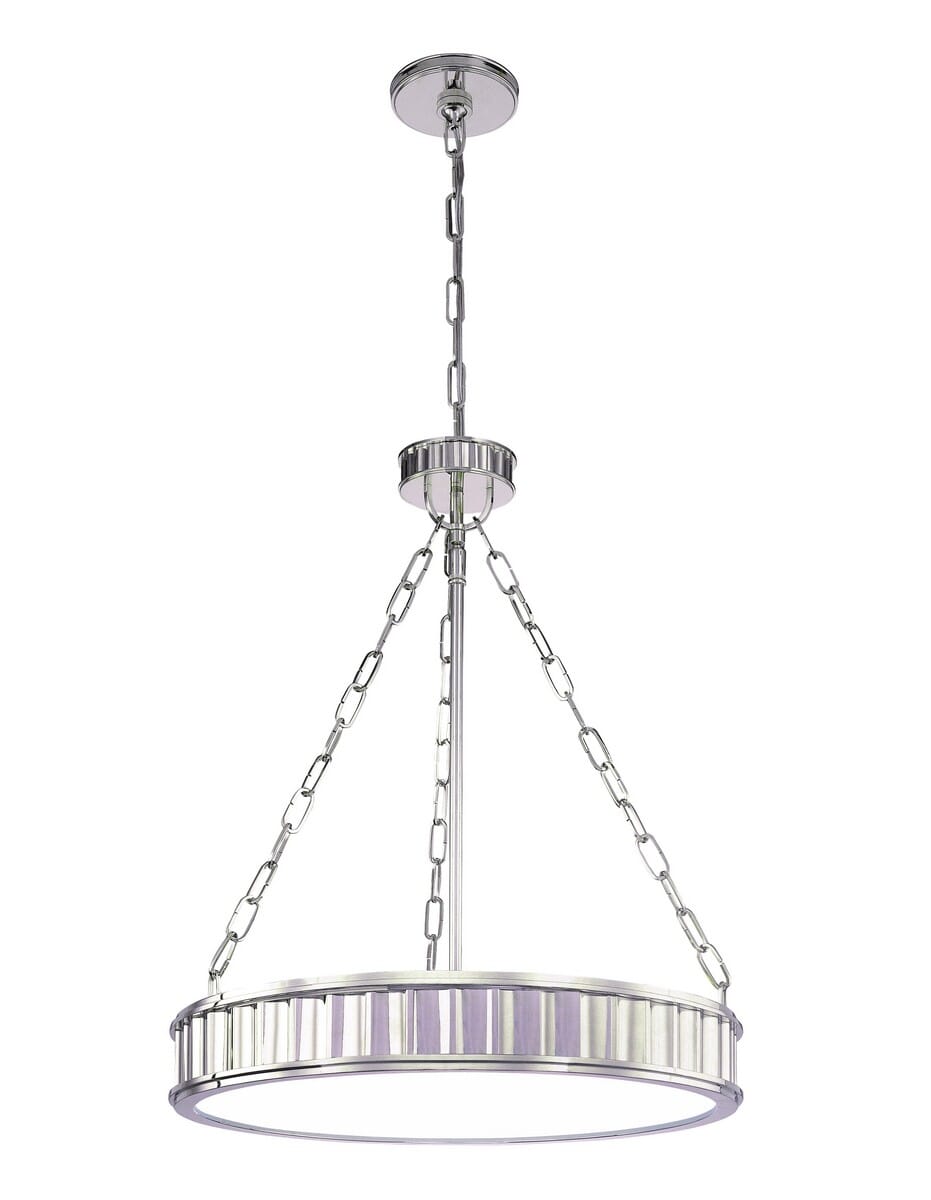 Hudson Valley Middlebury 5-Light 25" Pendant Light in Polished Nickel