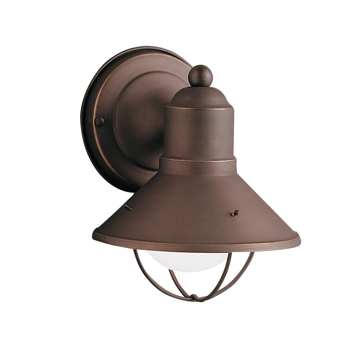 Kichler Seaside 1-Light 7.5" Small Outdoor Wall in Olde Bronze