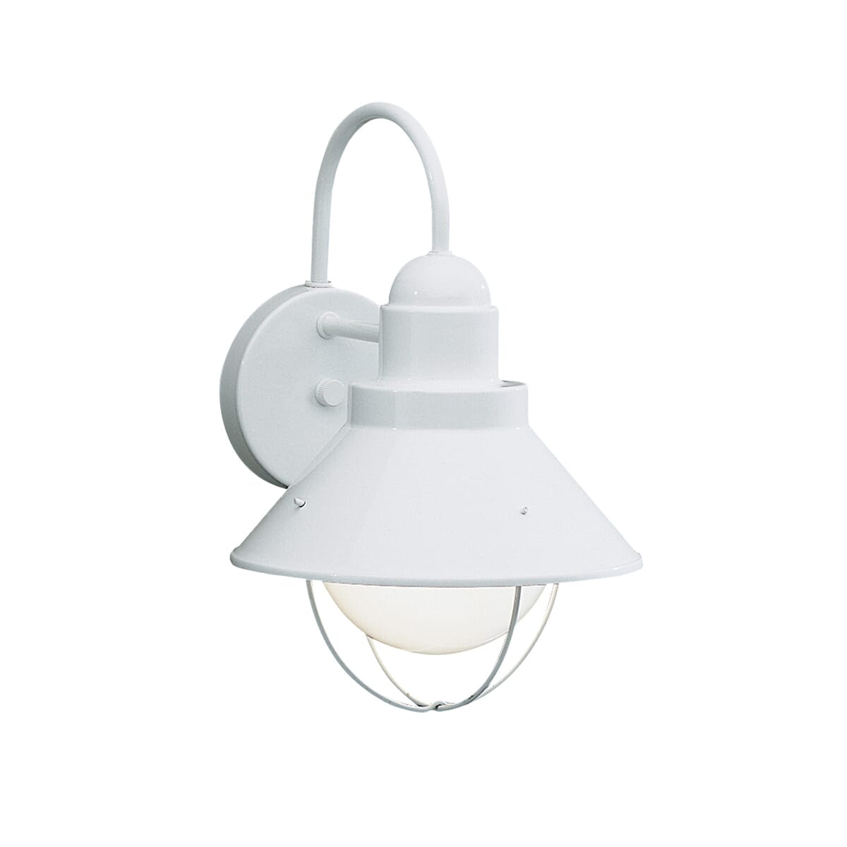 Kichler Seaside Outdoor Wall Lantern in White