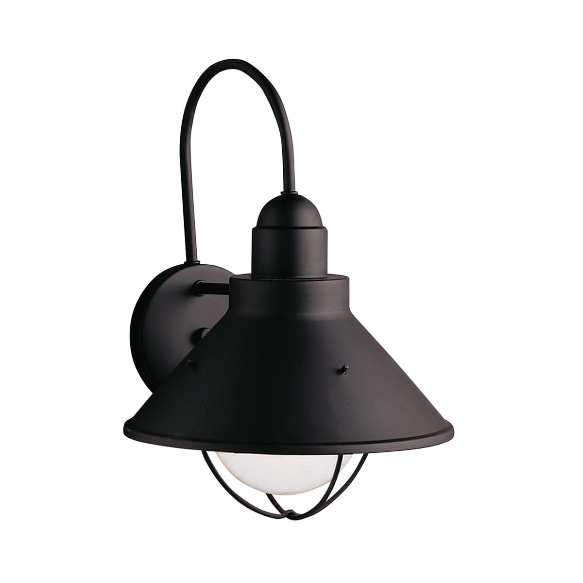 Kichler Seaside 1-Light 14.25" Outdoor XLarge Wall in Black Finish