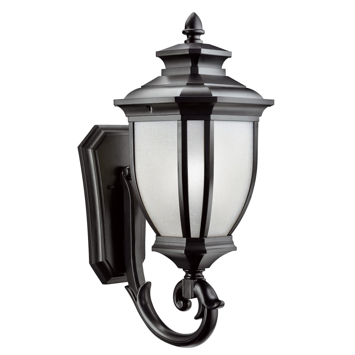 Kichler Salisbury 1-Light 24.25" Outdoor XLarge Wall in Black Finish