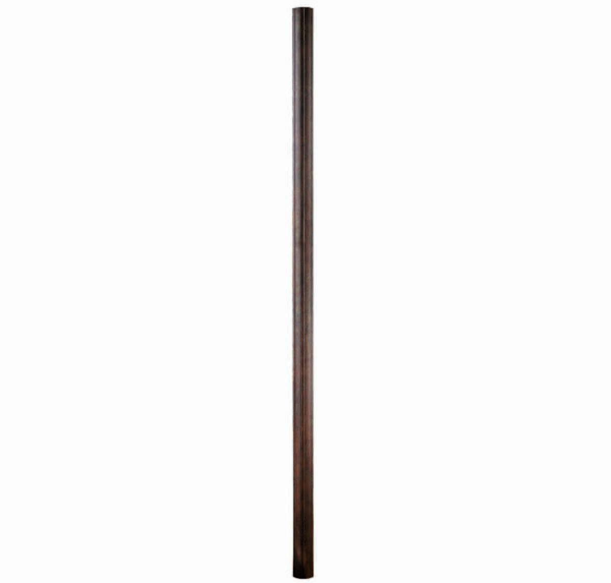 Kalco Outdoor Straight Post, Ribbed Design in Walnut