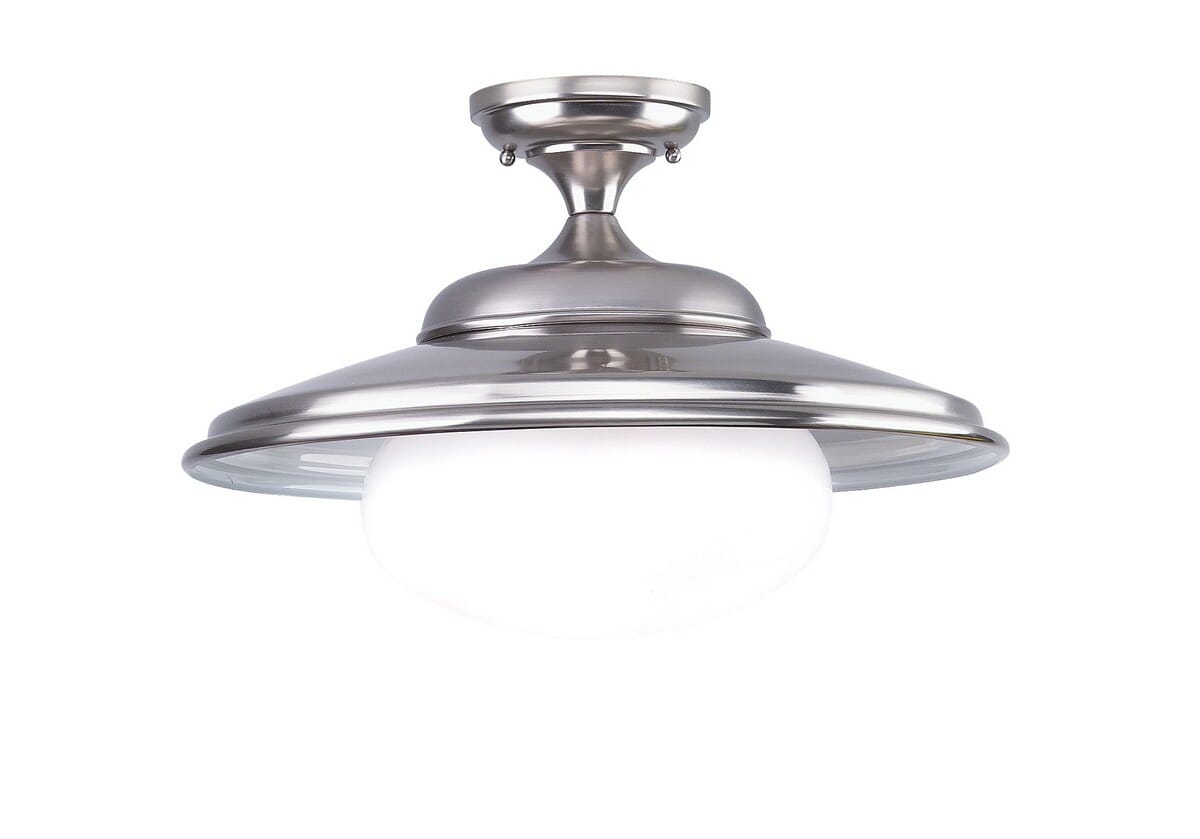 Hudson Valley Independence Ceiling Light in Satin Nickel