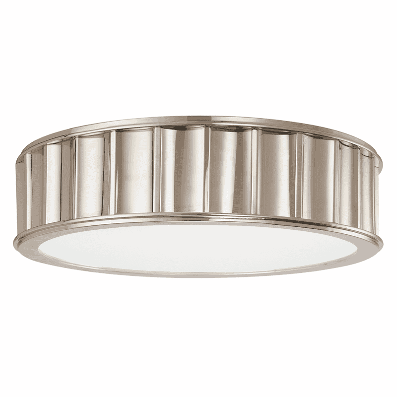 Hudson Valley Middlebury 3-Light 16" Ceiling Light in Polished Nickel