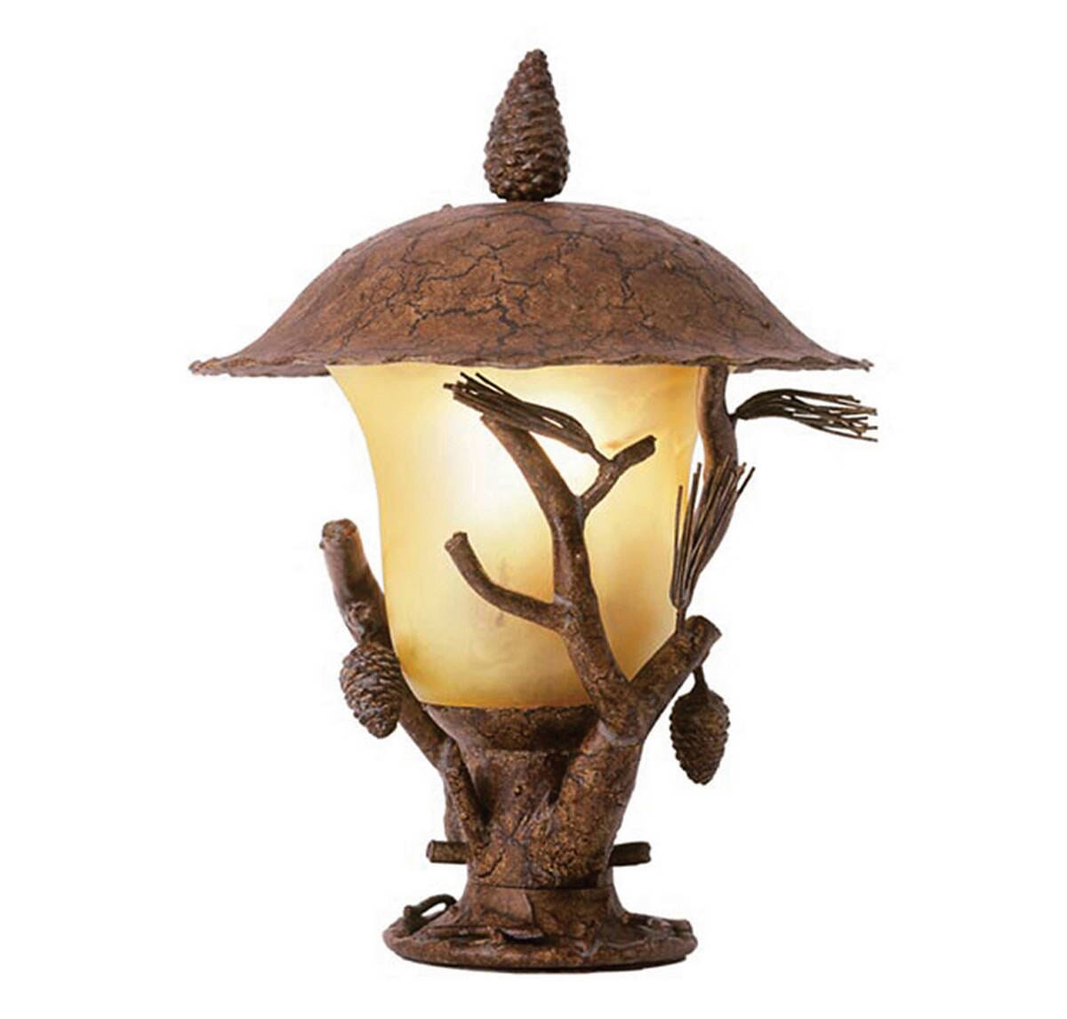 Kalco Ponderosa Outdoor 3-Light Lantern Head in Ponderosa