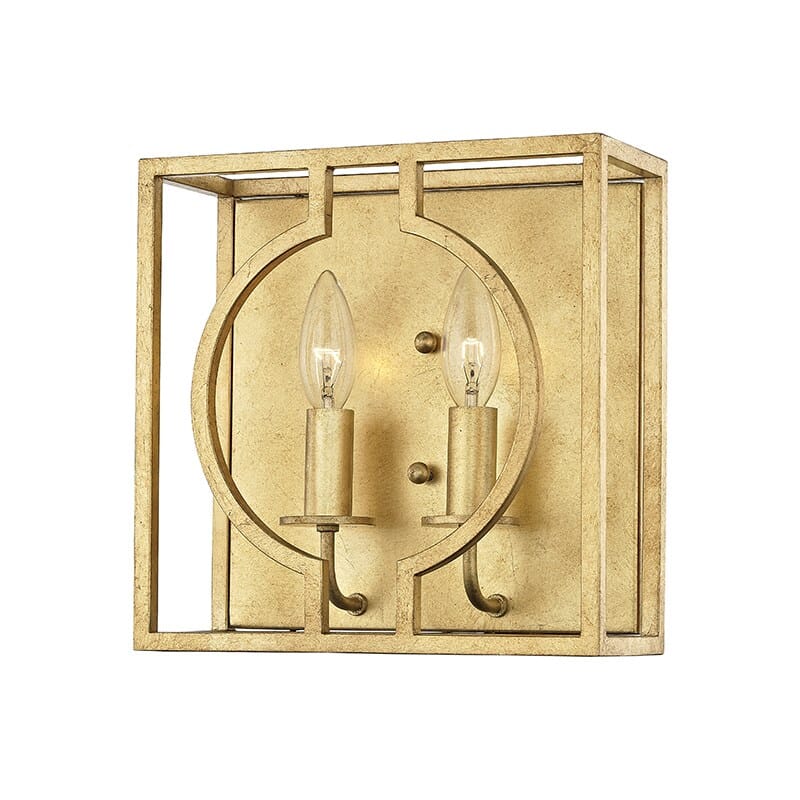 Hudson Valley Octavio by Corey Damen Jenkins 2-Light Wall Sconce in Gold Leaf