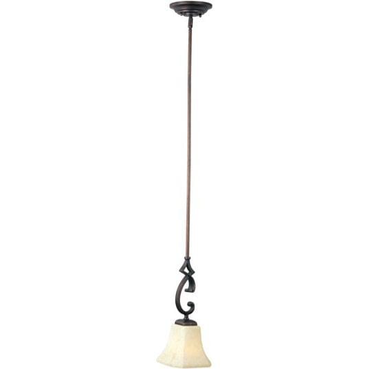 Maxim Lighting Oak Harbor Mini Pendant in Rustic Burnished