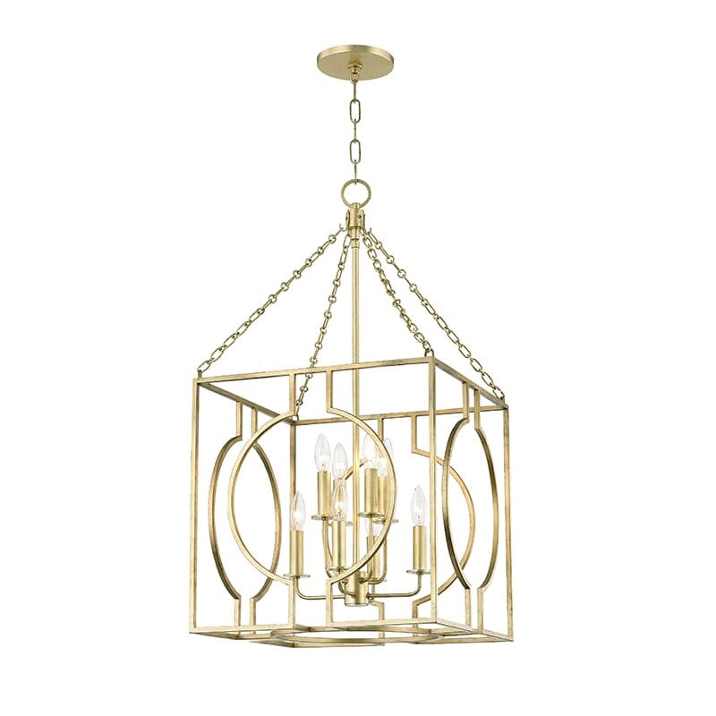 Hudson Valley Octavio by Corey Damen Jenkins 8-Light 18" Pendant Light in Gold Leaf