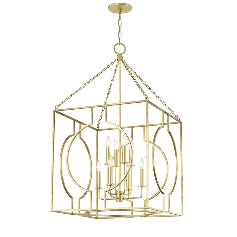 Hudson Valley Octavio by Corey Damen Jenkins 8-Light Pendant Light in Gold Leaf