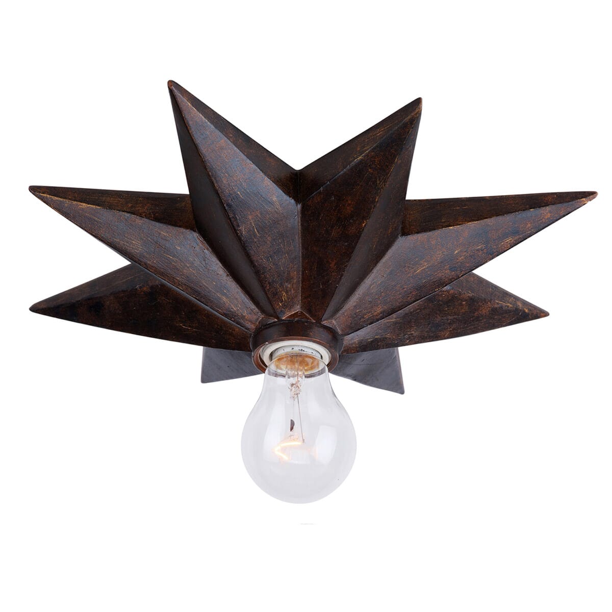 Crystorama Astro 12" Ceiling Light in English Bronze