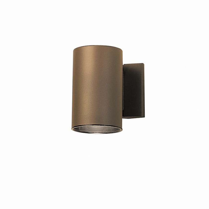 Kichler Outdoor 1-Light 7" Small Wall Light in Bronze