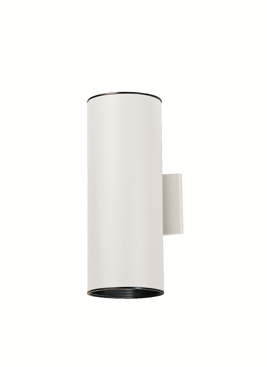 Kichler Outdoor 2-Light 15" Small Wall Light in White