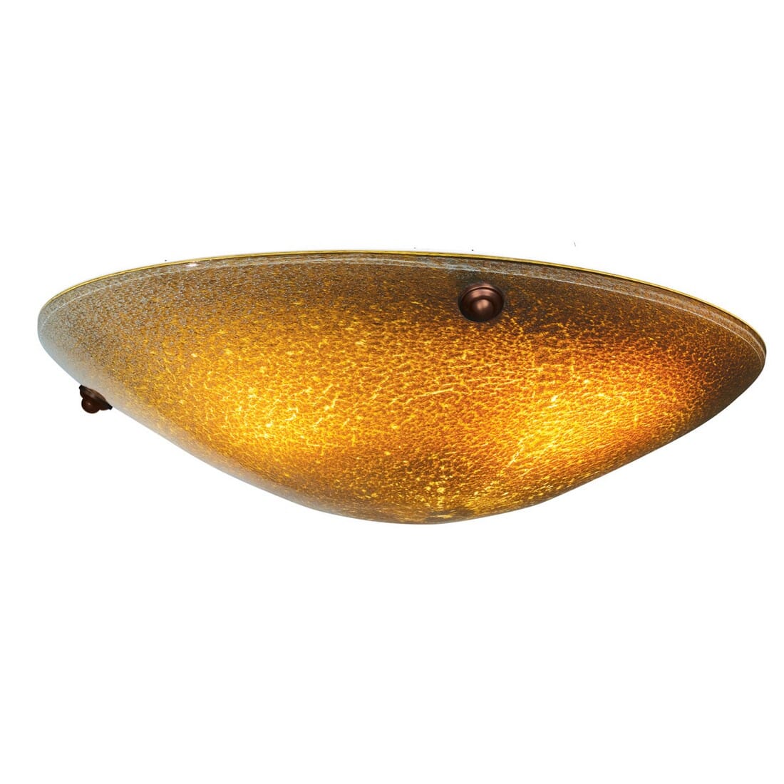 Access Lighting Safari Bowl Italian Hand Blown Art Slate Glass